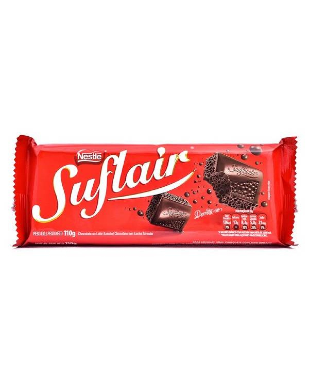 Barra Chocolate Nestle 110gr Suflair Lei (7891000107744)