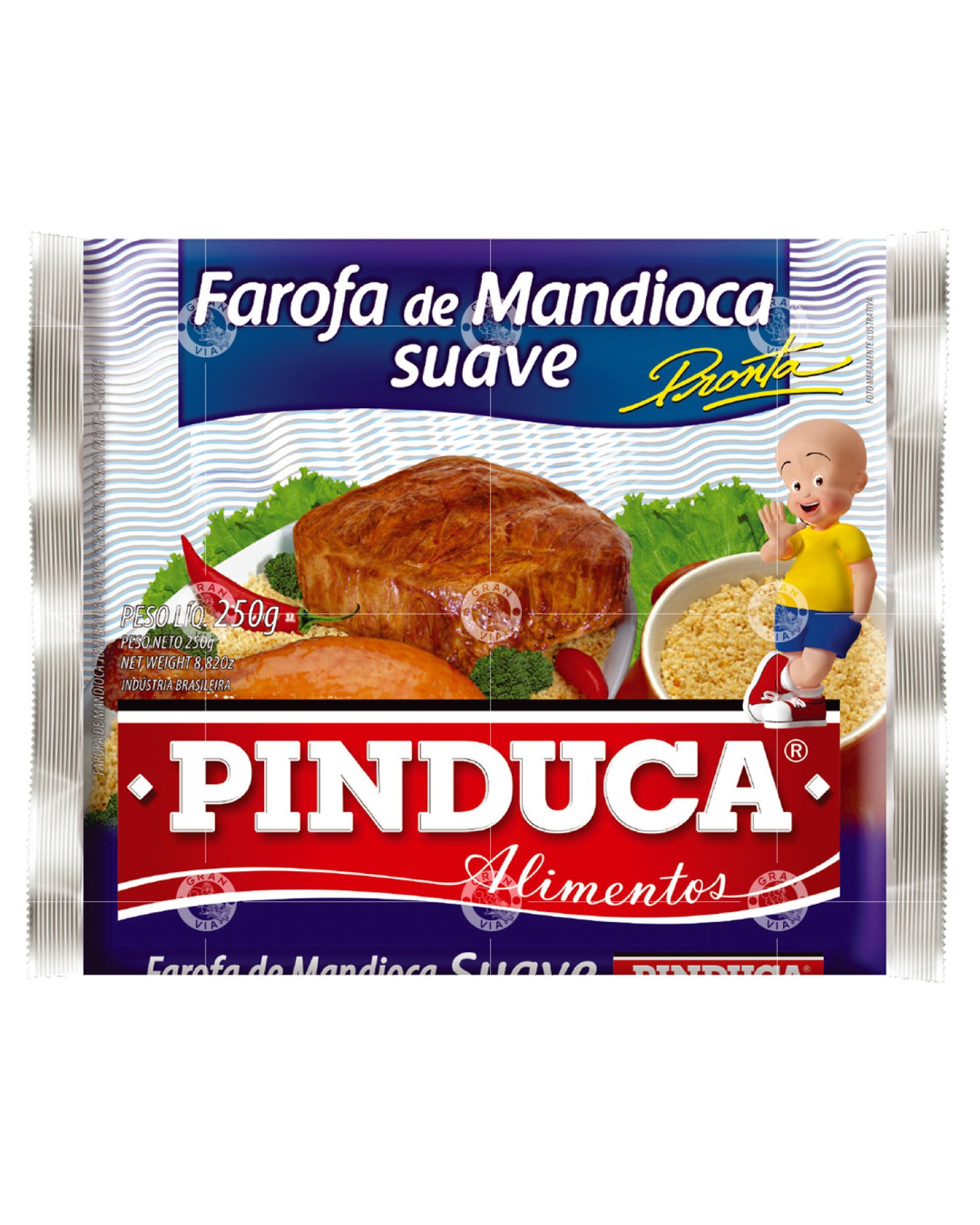Farofa Pinduca Mandioca 250G Suave Farofa Mandioca Suave (7896015910709)